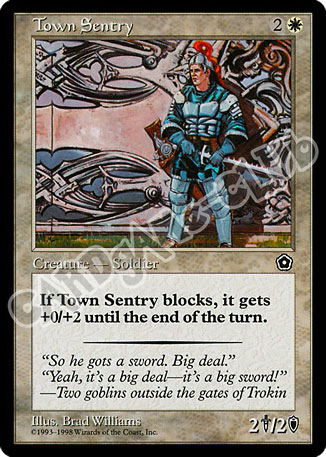 Town Sentry comune (EN) -NEAR MINT-