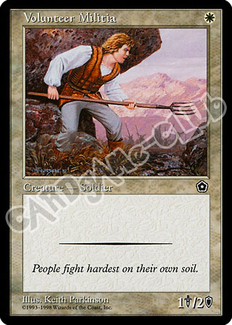 Volunteer Militia comune (EN) -NEAR MINT-