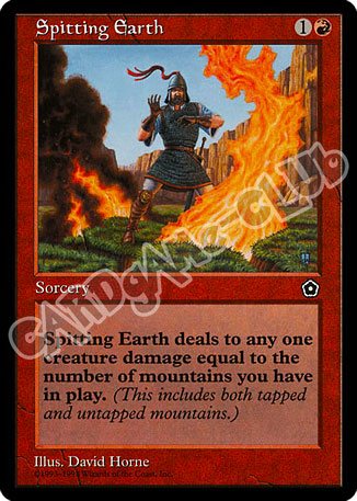 Spitting Earth comune (EN) -NEAR MINT-
