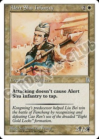 Alert Shu Infantry non comune (EN) -NEAR MINT-