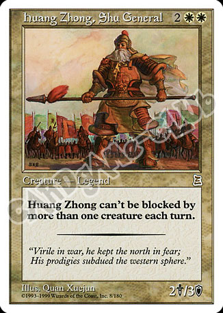 Huang Zhong, Shu General rara (EN) -NEAR MINT-