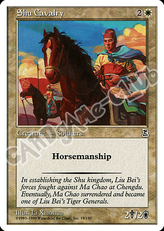 Shu Cavalry comune (EN) -NEAR MINT-