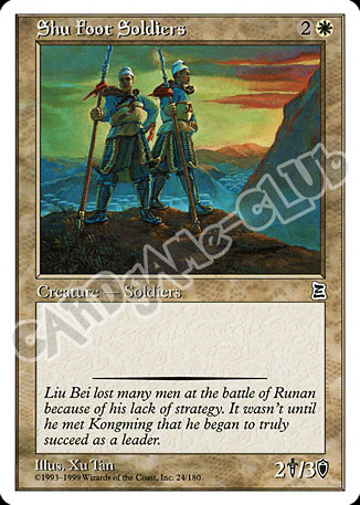 Shu Foot Soldier comune (EN) -NEAR MINT-