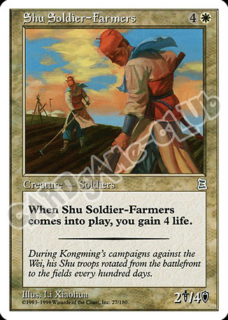 Shu Soldier-Farmers non comune (EN) -NEAR MINT-