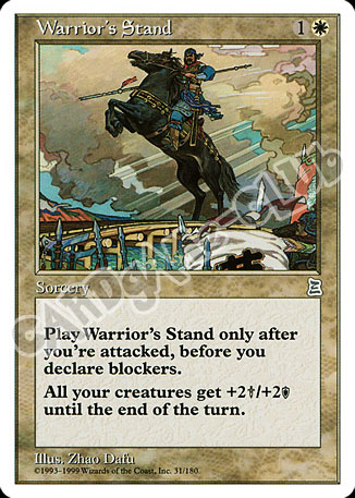 Warrior's Stand non comune (EN) -NEAR MINT-