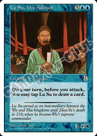 Lu Su, Wu Advisor rara (EN) -NEAR MINT-