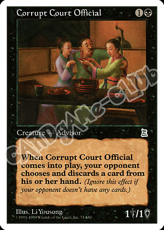 Corrupt Court Official non comune (EN) -NEAR MINT-