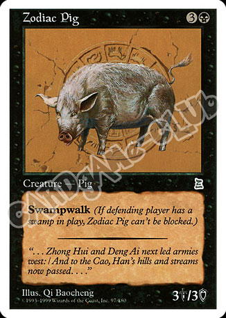Zodiac Pig non comune (EN) -NEAR MINT-