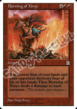 Burning of Xinye rara (EN) -NEAR MINT-