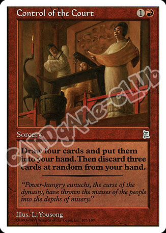 Control of the Court non comune (EN) -NEAR MINT-