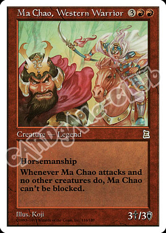 Ma Chao, Western Warrior rara (EN) -NEAR MINT-