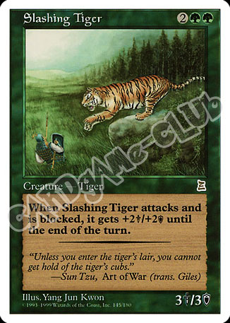 Slashing Tiger rara (EN) -NEAR MINT-