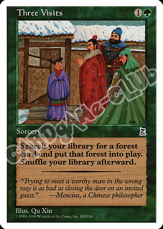 Three Visits comune (EN) -NEAR MINT-