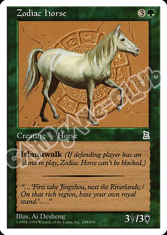 Zodiac Horse non comune (EN) -NEAR MINT-