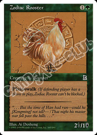 Zodiac Rooster comune (EN) -NEAR MINT-