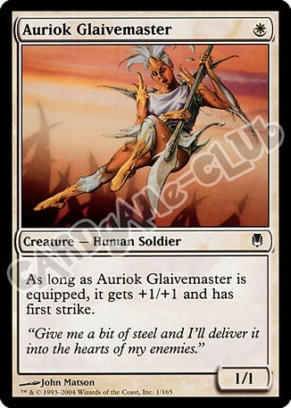 001 / 165 Auriok Glaivemaster comune (EN) -NEAR MINT-