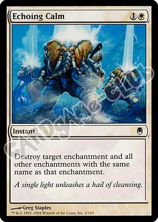 002 / 165 Echoing Calm comune (EN) -NEAR MINT-