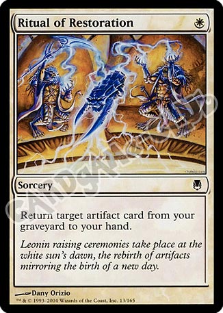 013 / 165 Ritual of Restoration comune (EN) -NEAR MINT-