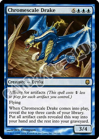 020 / 165 Chromescale Drake rara (EN) -NEAR MINT-