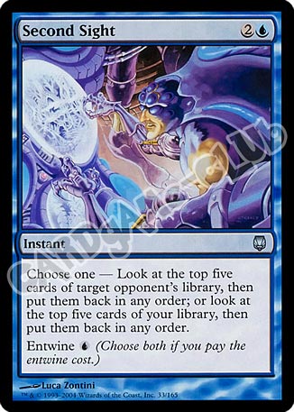 033 / 165 Second Sight non comune (EN) -NEAR MINT-