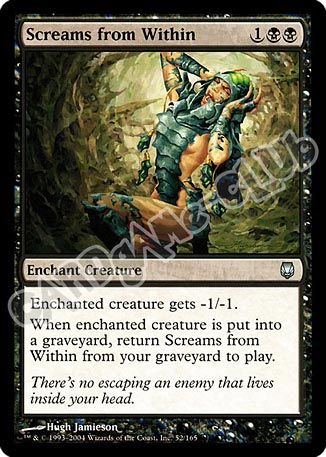 052 / 165 Screams from Within non comune (EN) -NEAR MINT-