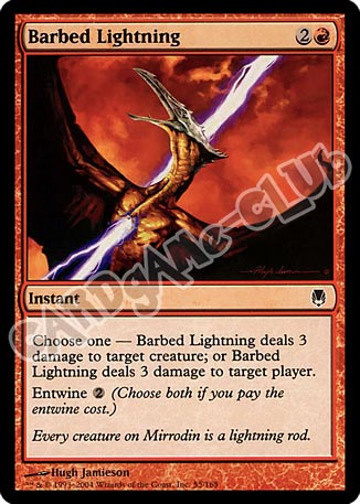 055 / 165 Barbed Lightning comune (EN) -NEAR MINT-