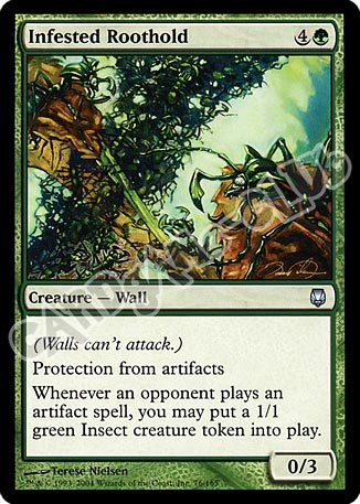 076 / 165 Infested Roothold non comune (EN) -NEAR MINT-