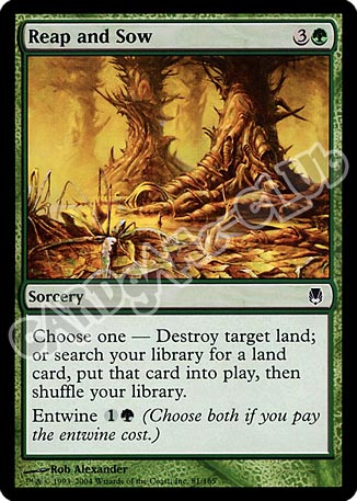 081 / 165 Reap and Sow comune (EN) -NEAR MINT-