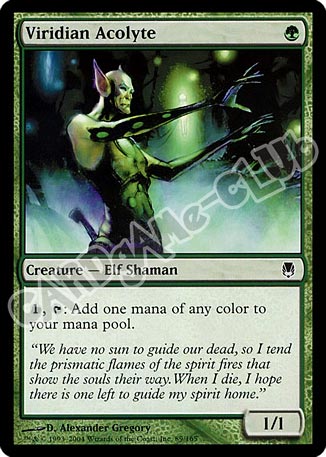089 / 165 Viridian Acolyte comune (EN) -NEAR MINT-