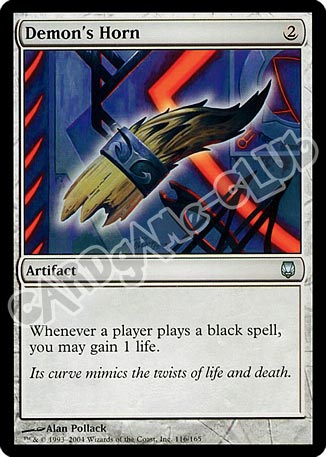 116 / 165 Demon's Horn non comune (EN) -NEAR MINT-