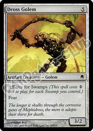 119 / 165 Dross Golem comune (EN) -NEAR MINT-