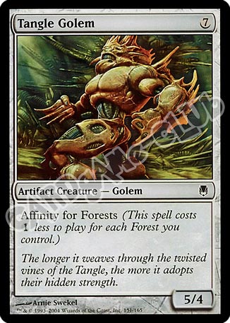 151 / 165 Tangle Golem comune (EN) -NEAR MINT-