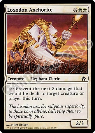 010 / 165 Loxodon Anchorite comune (EN) -NEAR MINT-