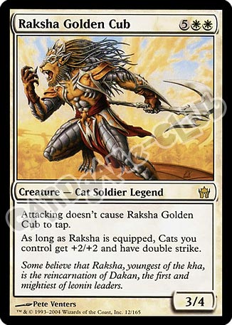 012 / 165 Raksha Golden Cub rara (EN) -NEAR MINT-