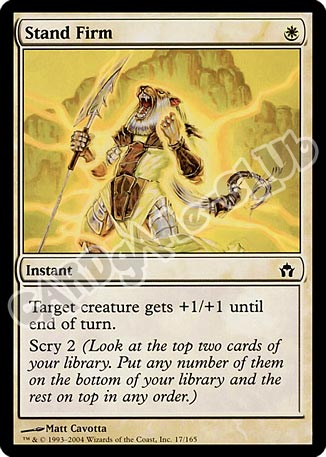 017 / 165 Stand Firm comune (EN) -NEAR MINT-