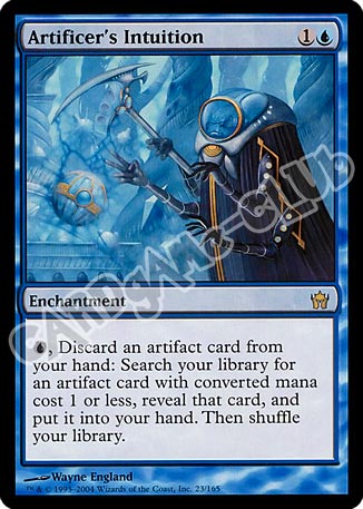 023 / 165 Artificer's Intuition rara (EN) -NEAR MINT-