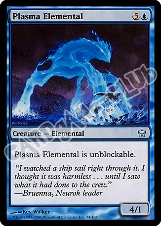 034 / 165 Plasma Elemental non comune (EN) -NEAR MINT-