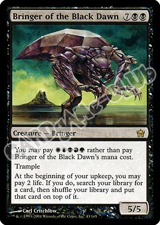 043 / 165 Bringer of the Black Dawn rara (EN) -NEAR MINT-