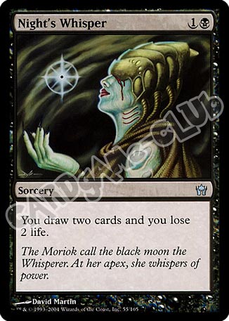 055 / 165 Night's Whisper non comune (EN) -NEAR MINT-