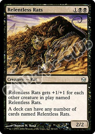 058 / 165 Relentless Rats non comune (EN) -NEAR MINT-