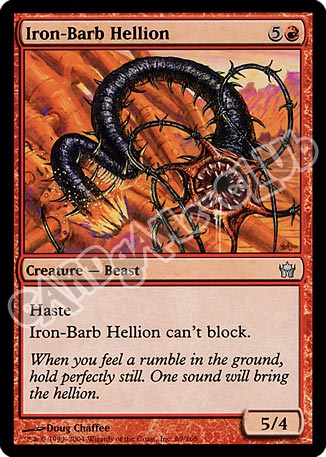 069 / 165 Iron-Barb Hellion non comune (EN) -NEAR MINT-