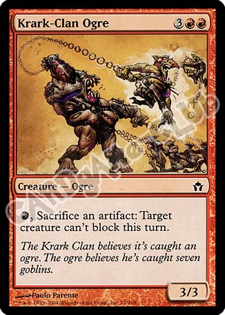 071 / 165 Krark-Clan Ogre comune (EN) -NEAR MINT-