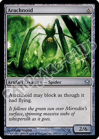 102 / 165 Arachnoid non comune (EN) -NEAR MINT-