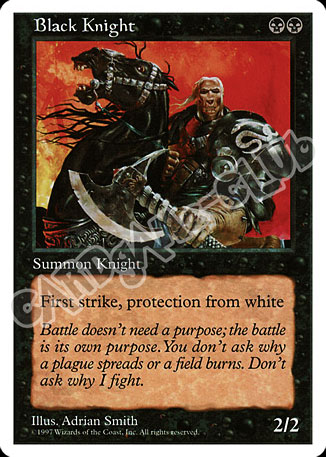 Black Knight non comune (EN) -NEAR MINT-