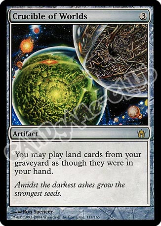 114 / 165 Crucible of Worlds rara (EN) -NEAR MINT-