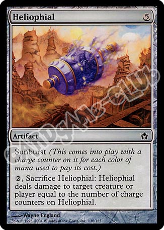 130 / 165 Heliophial comune (EN) -NEAR MINT-