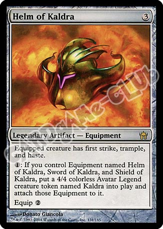 131 / 165 Helm of Kaldra rara (EN) -NEAR MINT-