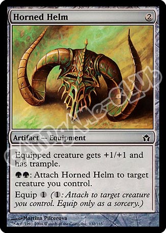 132 / 165 Horned Helm comune (EN) -NEAR MINT-