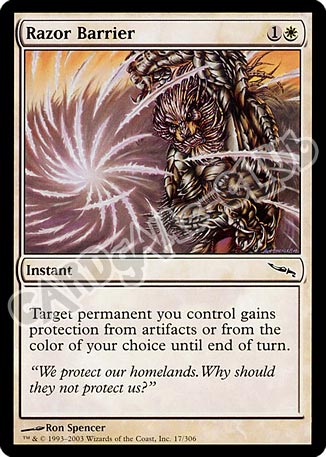 017 / 306 Razor Barrier comune (EN) -NEAR MINT-