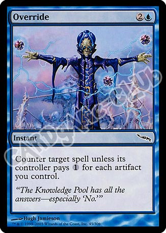 045 / 306 Override comune (EN) -NEAR MINT-